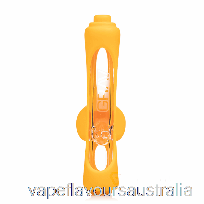 Vape Flavours Australia GRAV Mini Steamroller with Silicone Skin Mustard Yellow